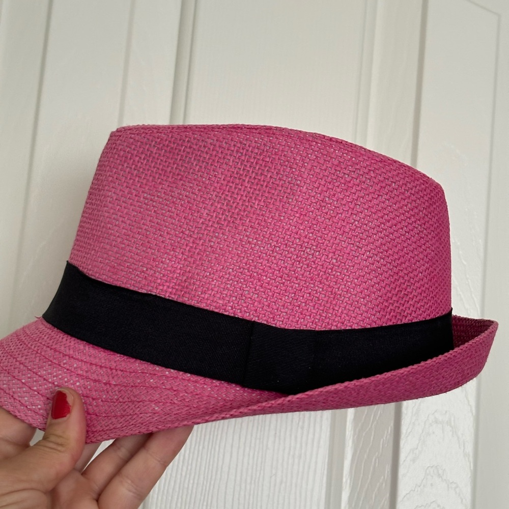 Pink fedora hat - Picture 3 of 4